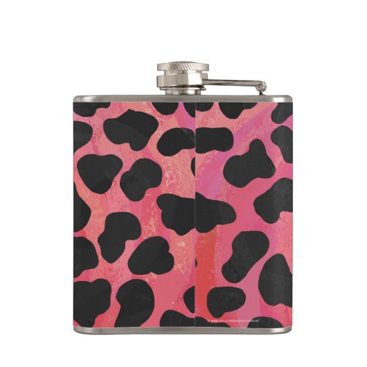 Flasques Impression noire et rouge dalmate (Dos)