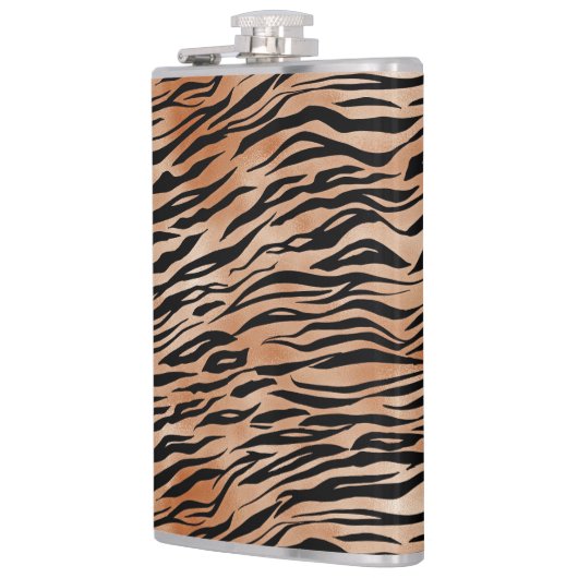 Flasques Impression Orange Black Tigre (Gauche)