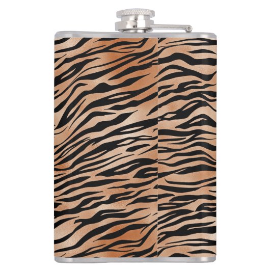 Flasques Impression Orange Black Tigre (Dos)