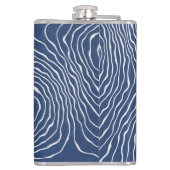 Flasques Impression topographique biologique de la ligne te (Dos)