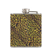 Flasques Imprimé marron et jaune léopard (Dos)