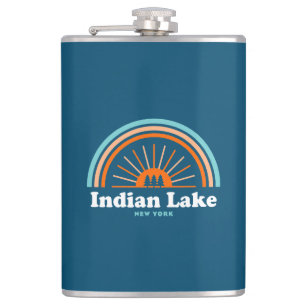 Flasques Indian Lake New York Rainbow