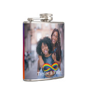 Flasques Infinite Rainbow Favoriser Ajouter Photo Gay Flask (Droite)