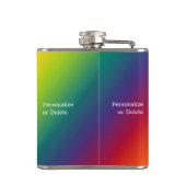 Flasques Infinite Rainbow Favoriser Ajouter Photo Gay Flask (Dos)