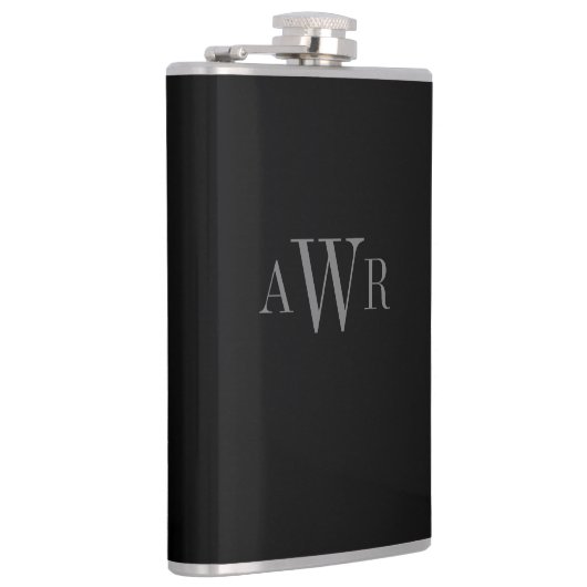 Flasques Initiales classiques COULEUR MODIFIABLE Fiole pers (Droite)