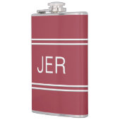 Flasques Initiales Monogrammées Classiques Boire Rouge Pour (Gauche)