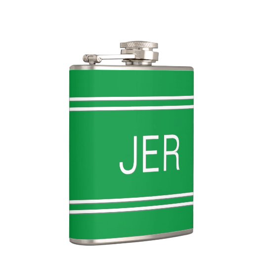 Flasques Initiales monogrammes minimalistes modernes Boire (Droite)