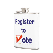 Flasques Inscrivez-Vous Au Vote 2024 (Gauche)