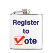 Flasques Inscrivez-Vous Au Vote 2024 (Devant)