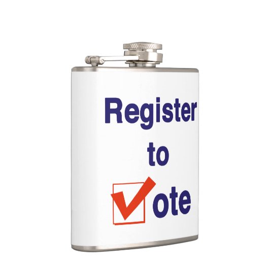 Flasques Inscrivez-Vous Au Vote 2024 (Droite)