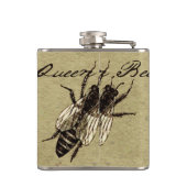 Flasques Insecte de la faune de l'abeille Queen (Dos)