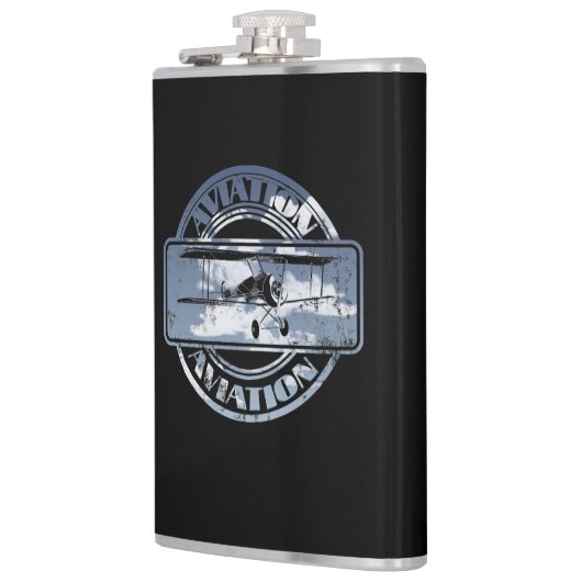 Flasques Insigne de l'aviation rétro (Gauche)