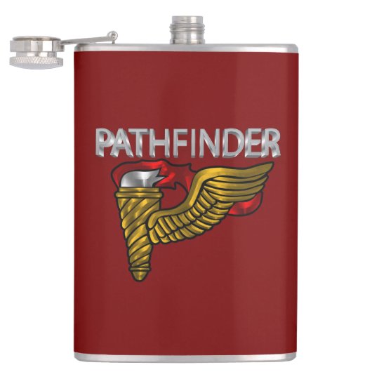 Flasques Insigne de Pathfinder - “Pathfinder” Rouge (Ouvert)