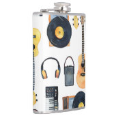 Flasques Instruments de musique : aquarelle transparente (Droite)