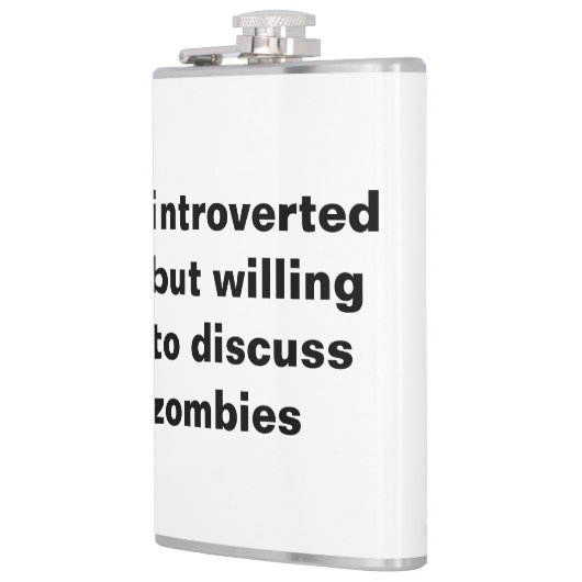 Flasques introverti mais prêt à discuter zombies (Gauche)