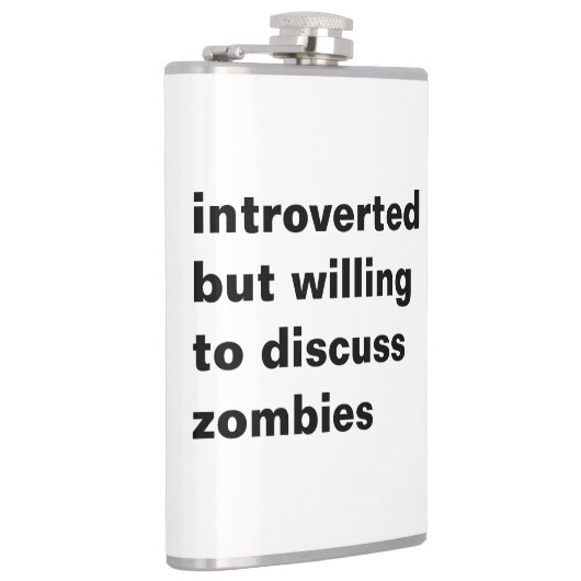 Flasques introverti mais prêt à discuter zombies (Droite)
