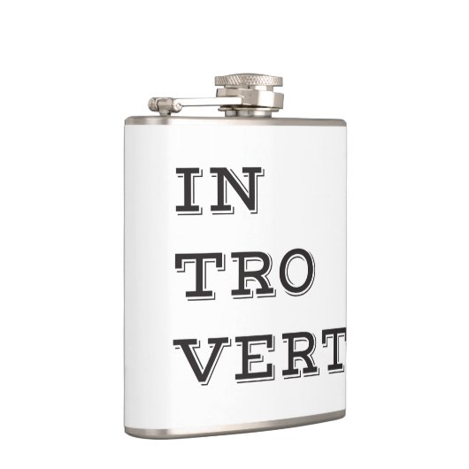 Flasques Introvertir la fiole de vinyle enveloppée (Droite)