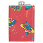 Flasques Inventaires d'espace UFO rétro (Dos)