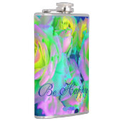 Flasques Iridescente esthétique Roses précoces Soyez heureu (Droite)