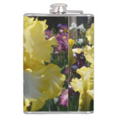 Flasques Iris Iris Iris Jaune Iris Fleurs florales (Dos)