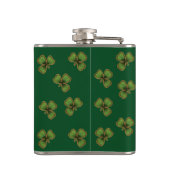 Flasques Irish Blessing et Shamrock Dark Green (Dos)