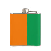 Flasques Irish Flag & travel Irlande/fans sportifs (Dos)