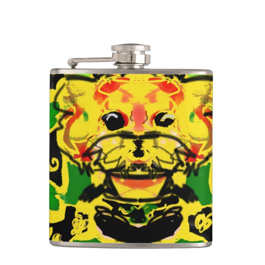 Flasques Irlandais Terrier St patrick style Chaussettes Caf (Devant)