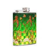 Flasques IRLANDE HARP, OR VERT SHAMROCK St Patrick's Day (Droite)