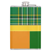 Flasques Irlande National Tartan, drapeau, Personnaliser av (Dos)