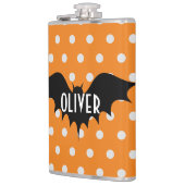 Flasques Itinéraire d'Halloween ou traiter monogramme perso (Gauche)