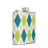 Flasques Jacquard bleu et vert (Droite)