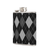 Flasques Jacquard noir et gris (Gauche)