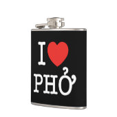 Flasques J'adore (J'aime) Pho (Gauche)