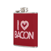 Flasques J'adore le bacon (Gauche)