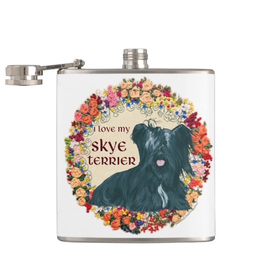 Flasques J'adore mon Skye Terrier (Ouvert)