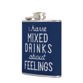 Flasques J'ai des cocktails au sujet des sentiments (Gauche)