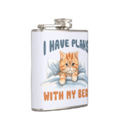 Flasques J'ai des plans avec mon lit - Cosy Orange Chat (Droite)