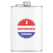 Flasques J'ai Skydived aujourd'hui (Devant)