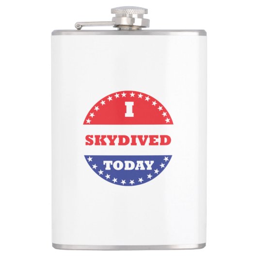 Flasques J'ai Skydived aujourd'hui (Devant)
