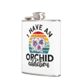 Flasques J'ai une dépendance aux orchidées (Gauche)