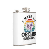 Flasques J'ai une dépendance aux orchidées (Droite)