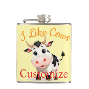 Flasques J'Aime Cows Art Thunder_Cove