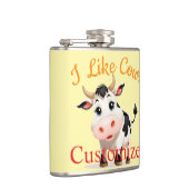 Flasques J'Aime Cows Art Thunder_Cove (Droite)