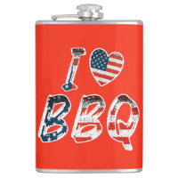 J'aime le barbecue, patriotique américain