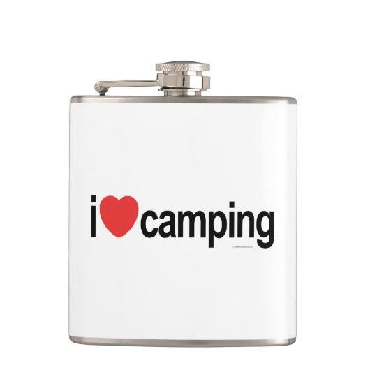 Flasques J'aime le camping (Devant)