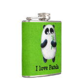 Flasques J'aime le panda (Droite)