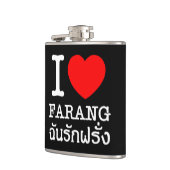 Flasques J'aime les Farang (Gauche)