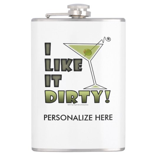 Flasques J'AIME QUE ÇA SOIT SALE ! Dirty Martini Cocktail H (Devant)