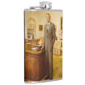 Flasques James Earl Carter peint le portrait du président a (Droite)