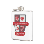 Flasques January (Capricorn) Birthday Crest™ Flask (Gauche)